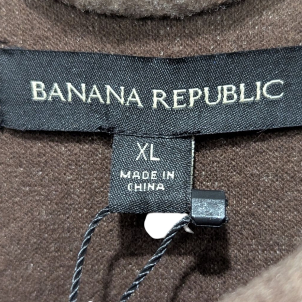 Women's | Banana Republic | Utility Jacket Shacket Classic Collar | Brown | XL - Picture 2 of 11